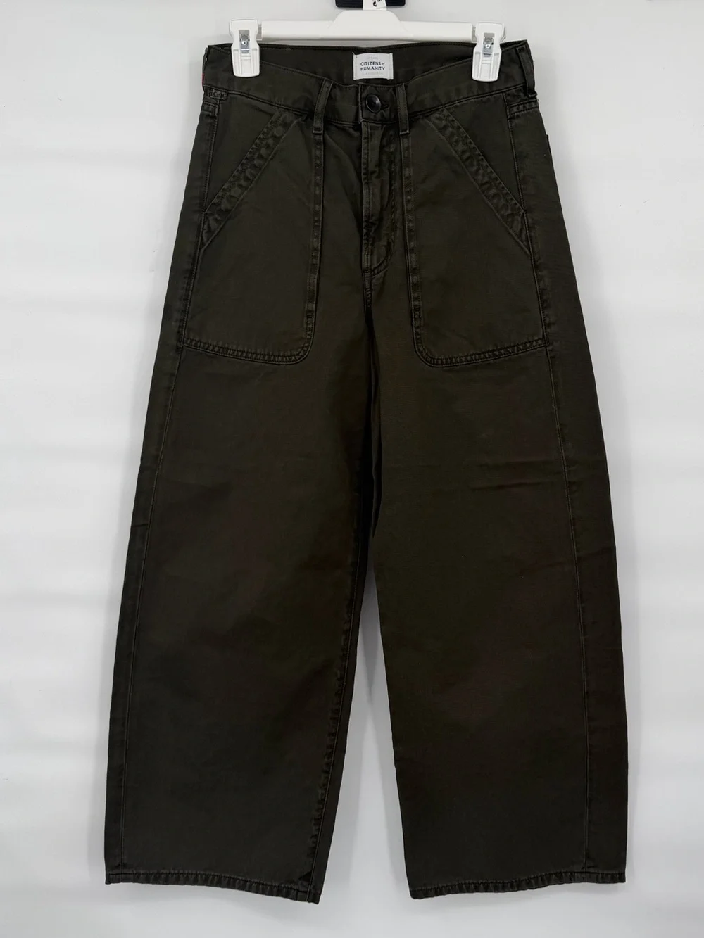 Citizens of humanity nwot Ayla olive green crop cargo pants